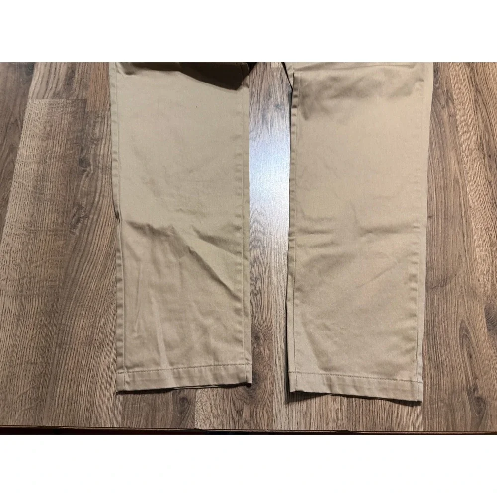 Dockers Pants Men Size 34x30 Tan Chino Pants Athletic Flex Comfort